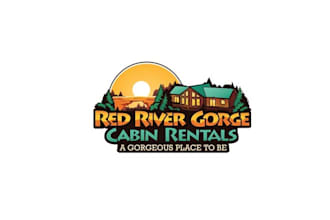 design cool logo for cabin rental company in red river gorge