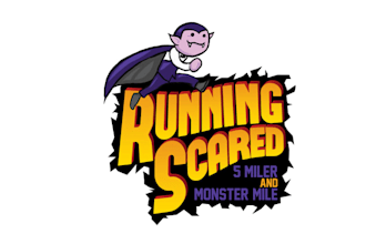 design custom running scared mascot logo for you