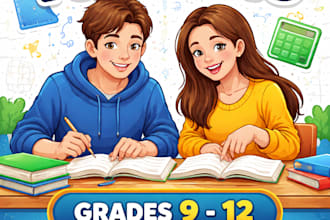 be your online math tutor for grade 9 to 12