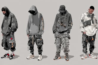 create professional streetwear clothing designs