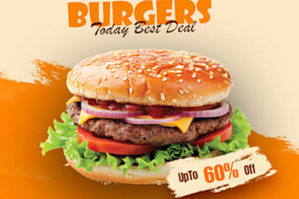 design food posters and restaurant ads