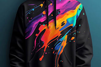 design sublimation hoodie and t shirt