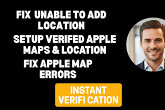 setup live apple maps location fix apple maps listing fix unable to add location