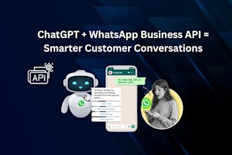 create whatsapp chatbot with whatsapp bot api and chat gpt, custom bot