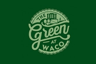 design monogram college housing logo