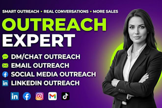 do linkedin outreach, b2b lead generation and appointment setting