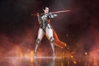 create dnd character portrait illustration