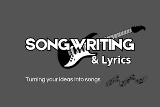 write custom lyrics and melody based on your ideas