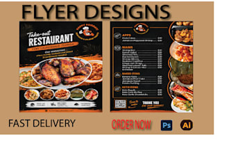 do flyer designs, business flyer and event flyer design