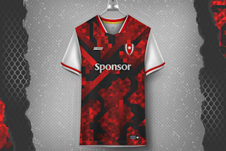 design professional custom sports jersey and sublimation