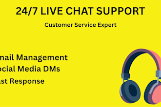 be your professional virtual assistant and chat support agent