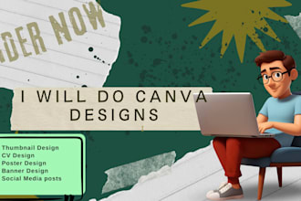 modern and eye catching designs using canva