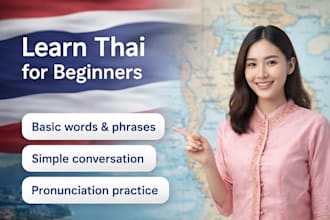 teach you thai language for beginners with easy lessons