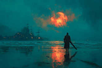 do dark cinematic ai song visuals moody artwork