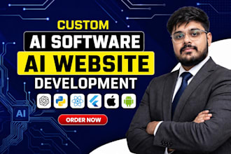 build ai website, ai web applications, or ai software as a full stack developer
