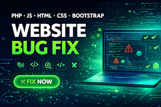 fix PHP bugs, errors, or issues in your website fast