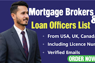 provide verified mortgage brokers and loan officers lead generation