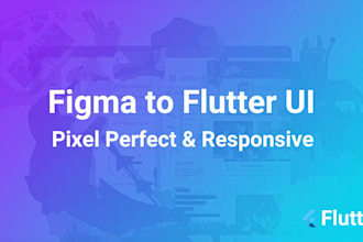 convert figma, xd, or image to flutter responsive UI