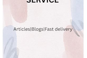 write simple and clear articles for you