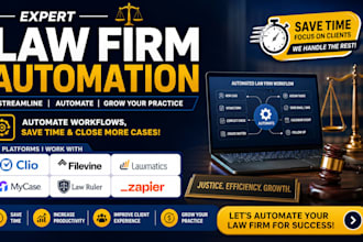 set up law firm automation using clio, lawmatics, legal CRM
