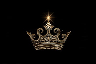 do luxury, crown, fashion and jewelry logo