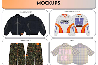 create professional streetwear mockups and tech packs