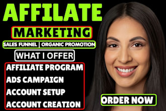 manage your affiliate program or cj affiliate accounts approved fast