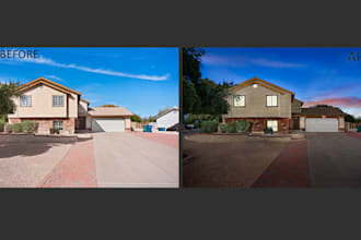 create stunning day to dusk real estate photos with realistic lighting