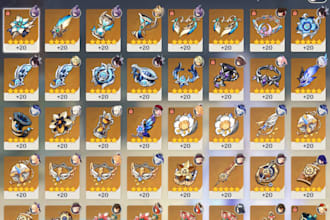 build characters, farm primogems, do exploration