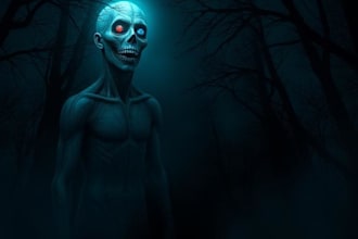 create scary horror thumbnails for youtube