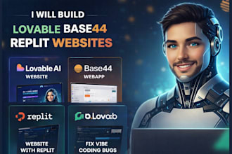 lovable base44, replit website, lovable ai, fix vibe code, base44 webapp ai