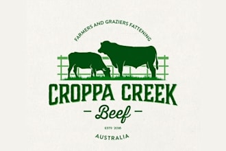 do selling beef and love logo of animals first and foremost