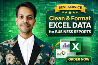 clean and format excel data for reports