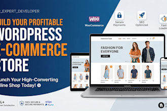 create a professional e commerce website using wordpress