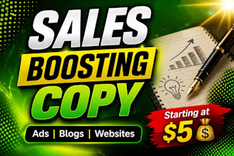write high converting copywriting for your business