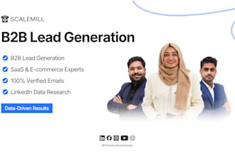 do b2b saas lead generation and book qualified sales meetings