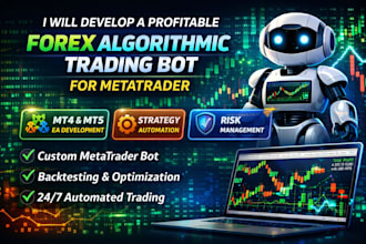 develop a profitable forex algorithmic trading bot for metatrader