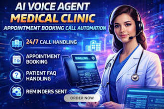 ai voice agent medical clinic appointment booking call automation