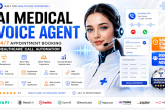 ai voice agent medical appointment booking ai receptionist healthcare automation
