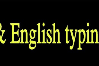 do professional gujarati english typing and design