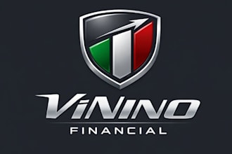 design gorgeous vinino financial logo