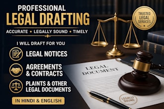 draft a professional legal notice in hindi and english