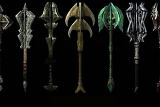 create edit or port custom skyrim mod weapon and armor or fallout 4 game mods