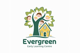 design a premium education logo with modern style