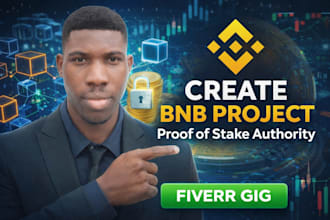 teach you how to create bnb type project proof of stake authority