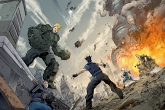 draw comic book pages, covers, and characters