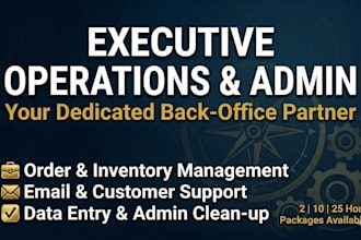 provide professional back office and operations support