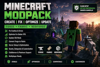create or fix minecraft modpack update old mods convert forge mods to fabric