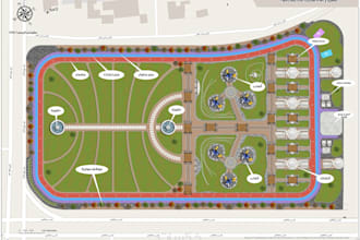 provide landscape design drawings dwg revit and PDF files