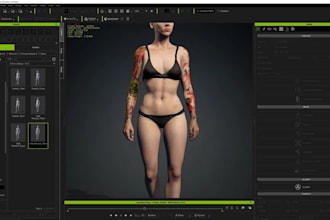 rig and animate 3d character modeling metahuman in cc4, cc5, reallusion iclone 8